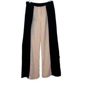 Gracia Women's Wide Leg  Palazzo Pant Pink/Black Size Large
